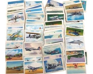 Vintage Aircraft Cigarette Card Collection