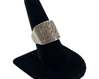 Vintage Diamond & Sterling Silver Ring