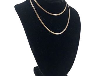 Vintage Sterling Silver Chain Necklace