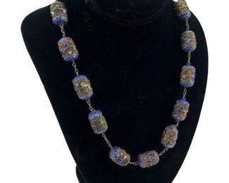 Vintage Cloisonné Necklace