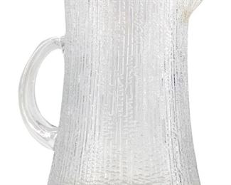 Vintage Iitala Ultima Thule Glass Pitcher
