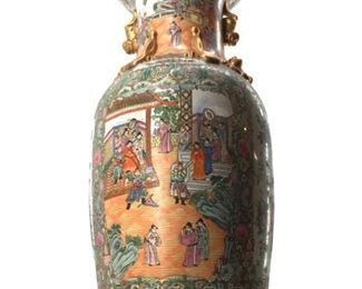 Large Old Shu Dynasty Embellished Oriental Vase