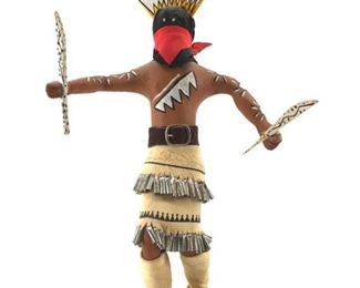 Signed Billy Steven's Sun Dancer Kachina Doll