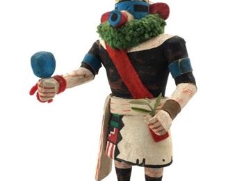 Vintage Signed KO Native American Kachina Doll