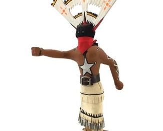 Signed Billy Stevens Native American Star Kachina
