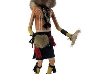 Old Native American Cottonwood Kachina