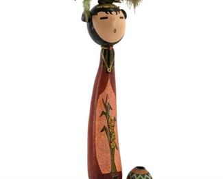 Signed KS Friend Bosa Wood Kachina Doll