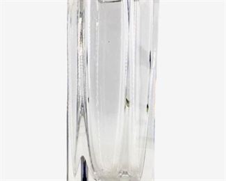 Signed B Edentalk Kosta Boda Art Deco Crystal Vase