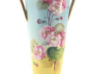 Hand Painted TT Japanese Matte Porcelain Vase