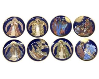 8pc. Collectors Hutschenreuther Porcelain Plates