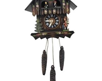 Vintage Western Germany Wood Cuckoo Clock