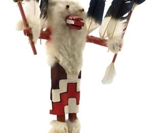 Signed JBN Native American Eagle Dancer Kachina