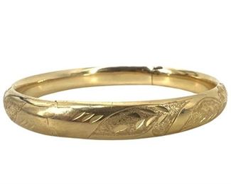 14K P Gold Ladies Bengal Bracelet