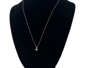14K Gold/ Diamond Necklace