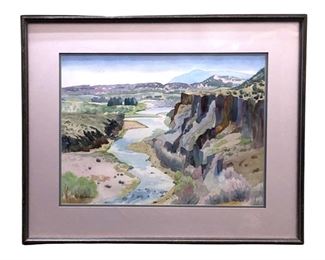 Signed G.B. Swartwout Watercolor Painting