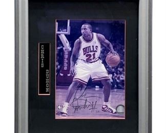 Autographed Chris Duhon Chicago Bulls Photo