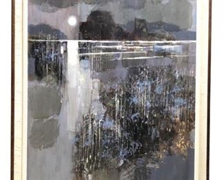 Signed Douglas Pasek Landscape Acrylic on Panel