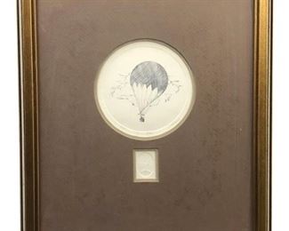 Signed Franklin Norwood "High" Lithograph