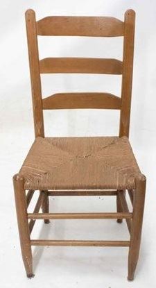2162 - Primitive chair 36 x 18 x 14
