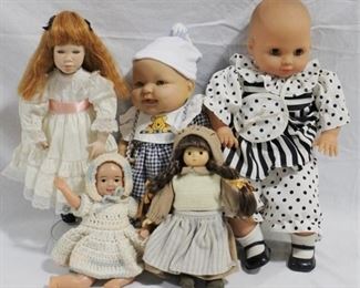 2517 - Lot of Assorted Vintage Dolls
