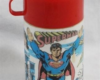 2555 - 1978 Superman Aladdin thermos 7"
