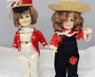 2698 - 2 Vintage dolls - 9"
