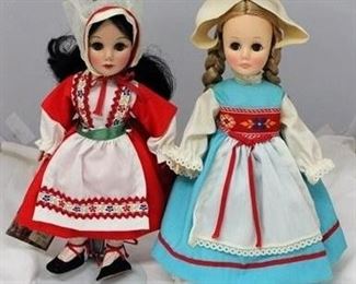 2708 - 2 Effanbee Vintage dolls - 12"

