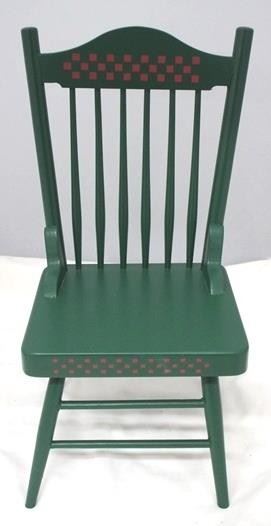 2714 - Wood doll size chair 12 x 6 x 5
