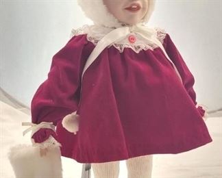 2742 - Ashton Drake Knowles "Jennifer" Porcelain Doll 15" tall
