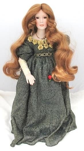 2761 - T C 1995 Patricia Rose Porcelain doll - 17"
