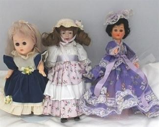 2774 - 3 Piece vintage dolls - 9"
