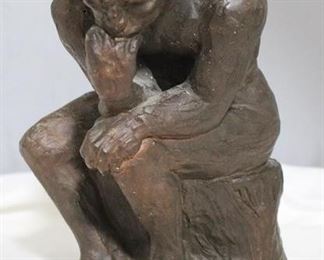 2825 - Resin "Thinker" Statue
