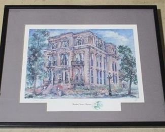2846 - Hamilton Turner Mansion Signed & Numbered Print 55/500 20 x 25
