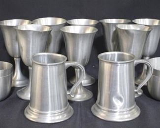 2871 - 14 pieces of Assorted Pewter Items
