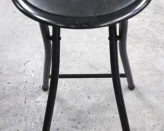273 - Folding metal stool 25 x 14
