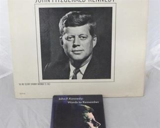512x - John F. Kennedy LP Record & Book Set (2pcs)
