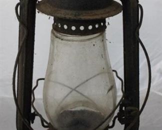 593x - Antique Lantern - 16" tall
