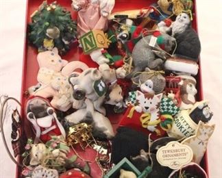 665 - Box Lot of Holiday Ornaments

