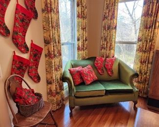 Needlepoint Pillows and Stockings