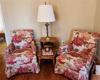 Ladies Floral Accent Chairs 