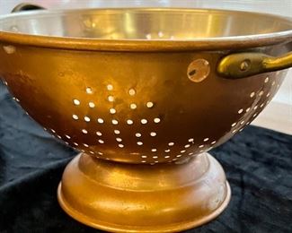 Copper colander