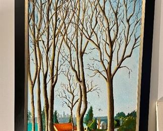 Original oil painting signed Jahn