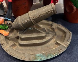 USS Carronade metal tray