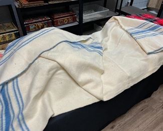 Two wool blankets