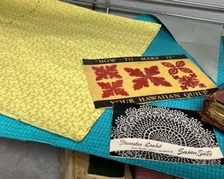 Retro upholstery and Crochet patterns