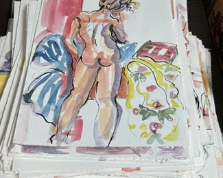 Maxi Powers watercolors