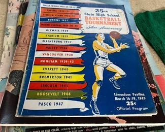 1949 State High School Basketball Tournament brochure