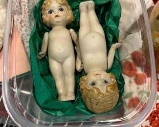 Vintage ceramic dolls