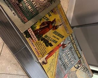 ST. JACOBS OIL FAMILY CALENDAR (1883-1886) AND BOOK OF HEALTH AND HUMOR FOR THE MILLION. CONTAINING ORIGINAL SKETCHES BY THE GREATEST HUMORISTS OF THE DAY