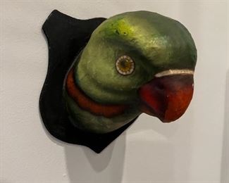 Parrot head wall hanging